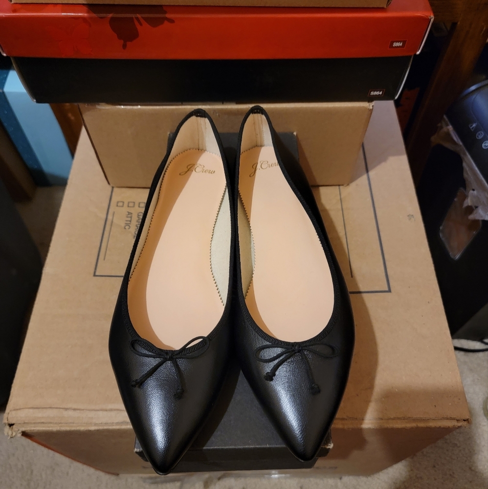 Leather Gemma ballet sz11 black